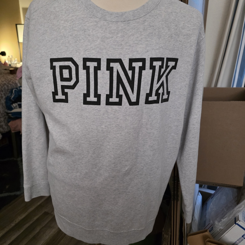 PINK Victoria's Secret Heather Gray Sweatshirt